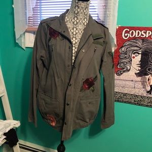 Rose Patch Jacket